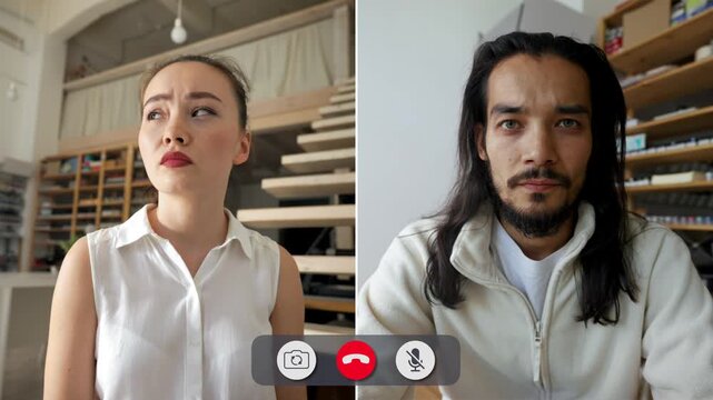 Students share a unique online learning experience filled with various emotions. Their expressions reflect engagement, curiosity, and moments of understanding during the call.