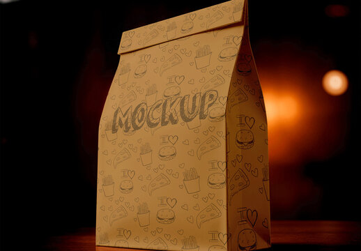 Mockup Kraft Paper Low Shot