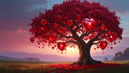 Heart Tree - A Symbol of Love and Romance in Nature.