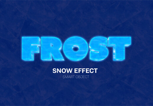 Frost Snow Text Effect