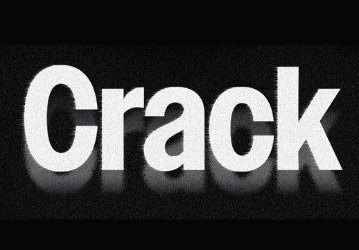 Grunge Ink Print Text Effect