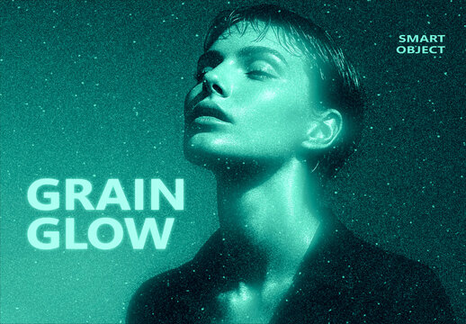 Haze Grain Glow Photo Effect