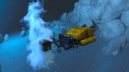 潜水艇　3DCGレンダリング