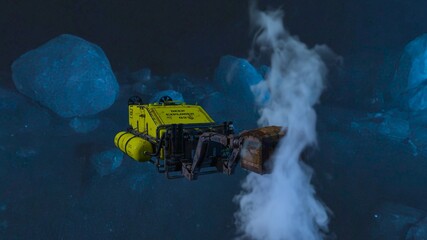 潜水艇　3DCGレンダリング