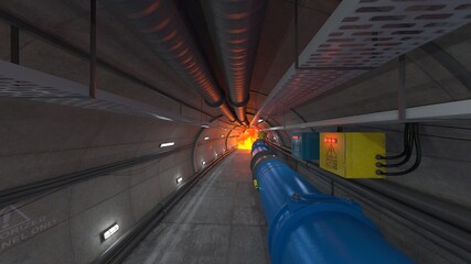 貯蔵施設　3DCGレンダリング