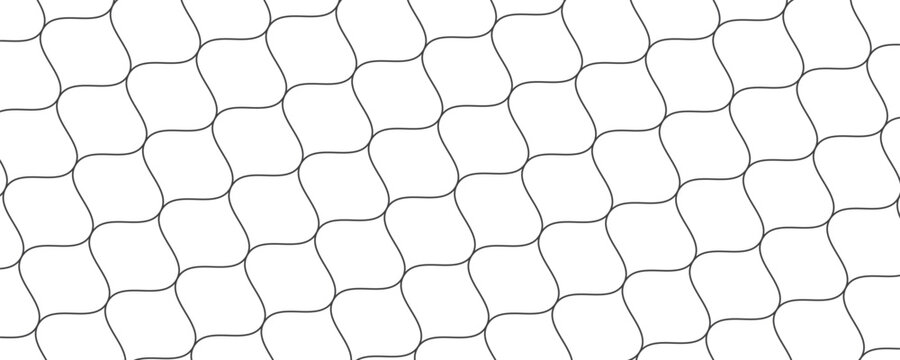 Mesh texture for fishing nets. Seamless pattern for sportswear or soccer goal, volleyball net, basketball hoop, hockey, athletics. Abstract net background for sports