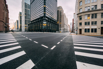 Urban Intersection Street View