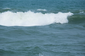 High surge of the ocean. Big waves during the monsoon particularly during the Northeast Monsoon november till march in Malaysia and South Asia