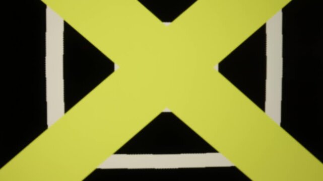 A black and white image of a square with white lines