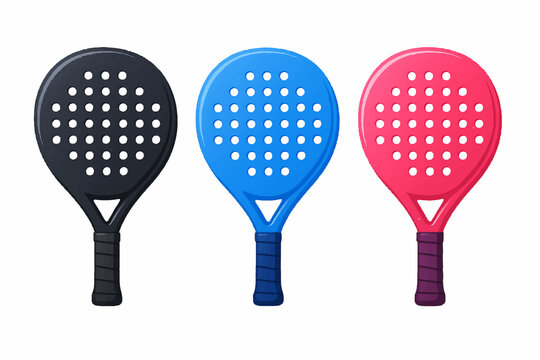 Tiga Raket Padel Warna Warni.eps