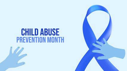 Child Abuse Prevention Month April Awareness Safe. For campaigns, posters, social media, and educational websites. Vector illustration.