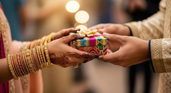 Bhai dooj celebration with traditional gift exchange and cultural festivity