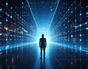 ビッグデータ時代を象徴するサイバー空間の回廊