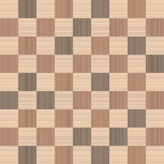 市松模様　木目　寄木細工　正方形　2