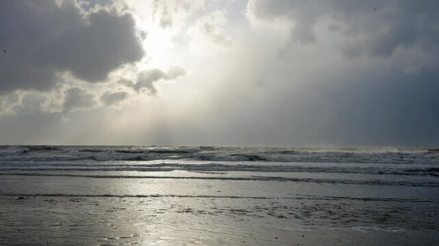 aerial view of the sea, sunrise of korea, west sea of korea, beach of taean, reef of sea, wave of sea