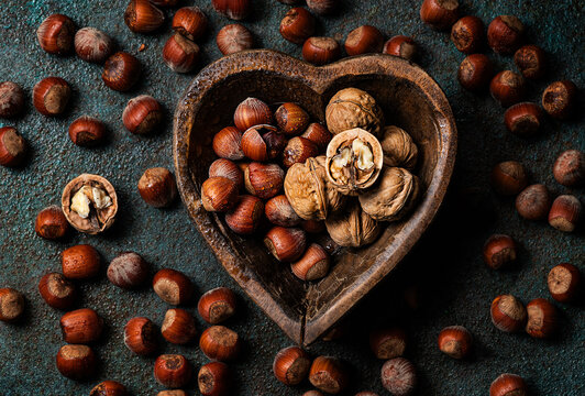 Hazel nut & walnuts 