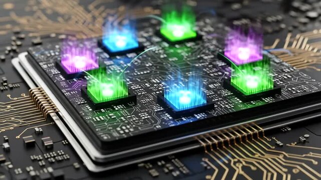 Quantum Computing Visualization - A Glimpse into the Future of Technology.