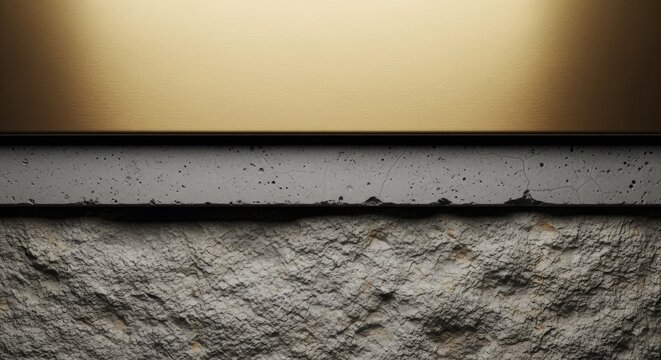 Abstract texture with layered construction of stone and concrete material