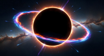 Solar Eclipse with Ring of Fire.