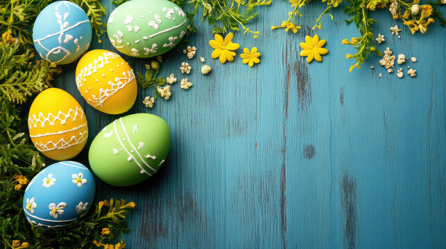 Easter decoration background, Easter, holiday decoration material, PPT background