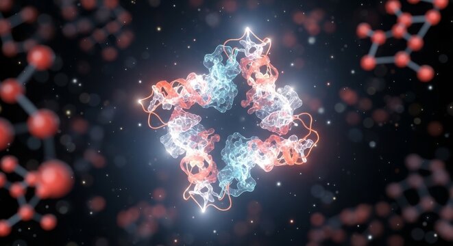 Luminous Molecular Structure in Cosmic Glow