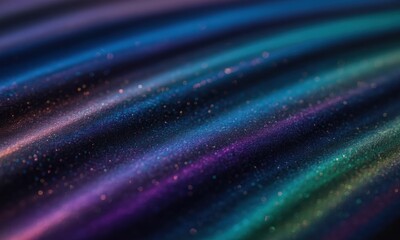 Obraz premium Diagonal, shimmering lines of color blend with small, glittering particles