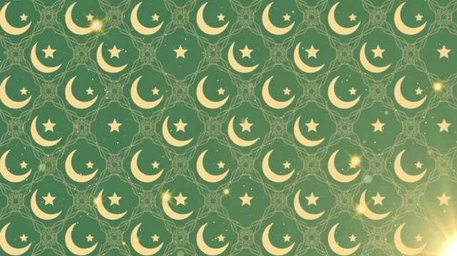 Hand Drawn Hanging Lantern Ramadan Doodle Seamless Pattern