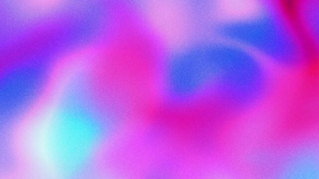 Grainy soft Y2K pink, blue gradient seamless loop. Abstract background.