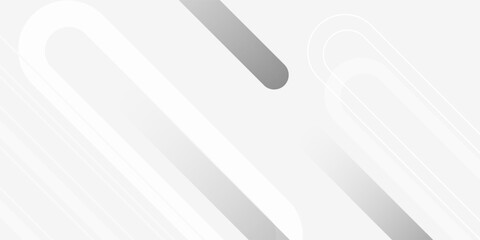 Fototapeta premium Abstract white background. Minimal geometric white light background abstract design.
