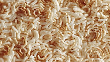 full-frame cooked rice mold texture