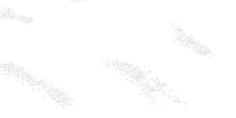 Seamless winter border pattern featuring green grass on white background with festive Christmas snowflakes, blue ornaments, and grunge texture for a holiday greeting card frame design illustration © DreamLoom