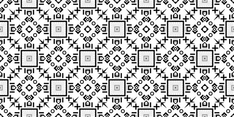 Seamless Transparent Geometric Monochrome Architectural and Art Deco Style Patterns