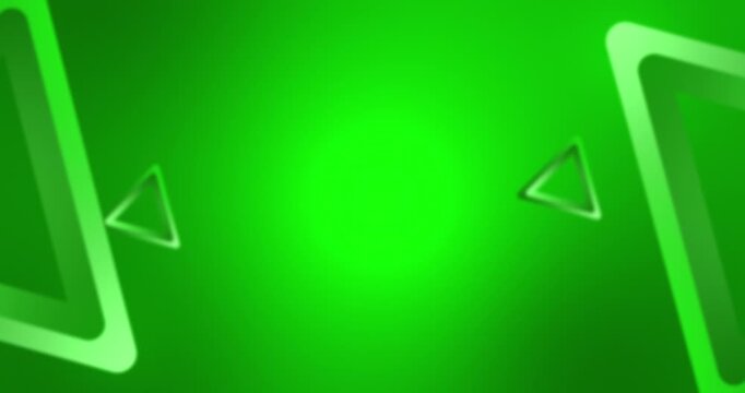 Vibrant green abstract background design. - Loop 3D
