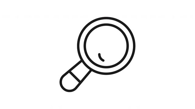Animated Quality check Lineal Icon Style