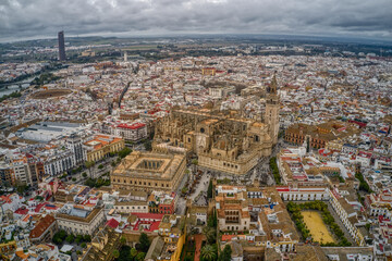 Fototapeta premium Aerial View of Seville, Spain