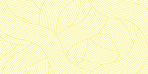 Yellow and white pasta background, abstract geometric pattern of spaghetti.
