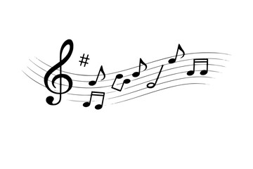 Simple Music Notes Design
