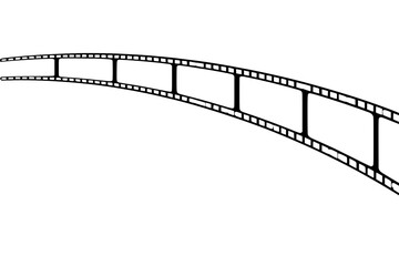 Fototapeta premium Simple Black Curved Frame