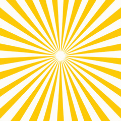 Obraz premium Bright Yellow Sunburst Design