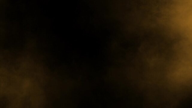 Light orange and ember smoke gently frames the corners of the screen. Isolated on black background, ideal for compositing