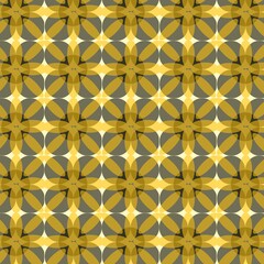 Seamless pattern with leaves