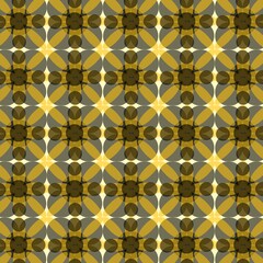 Seamless pattern with leaves