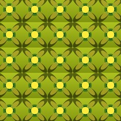 Seamless pattern with leaves
