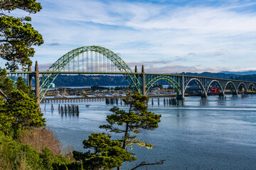 Fototapeta premium Newport Oregon Bridge