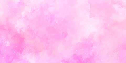 A soft abstract watercolor wash of various shades of pink creates a dreamy and calming background texture