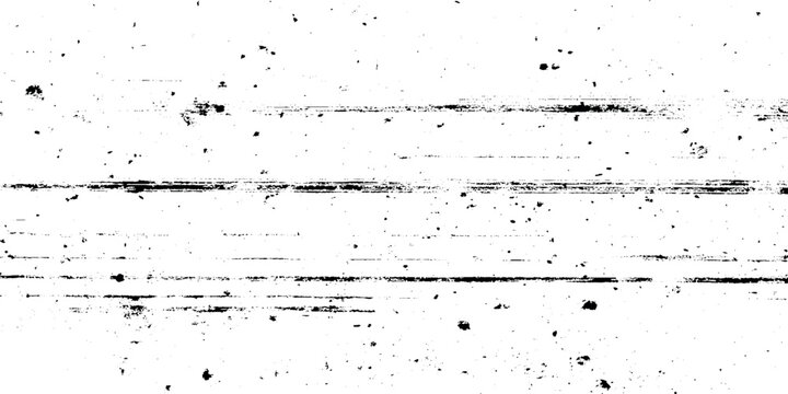 White grain texture with black distressed horizontal lines and weathered fine splinter details, and dark grit against a bright white background