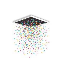 abstract background with colorful stars