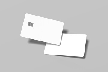 Debit Card Blank Mockup