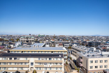 川越市大袋付近の風景