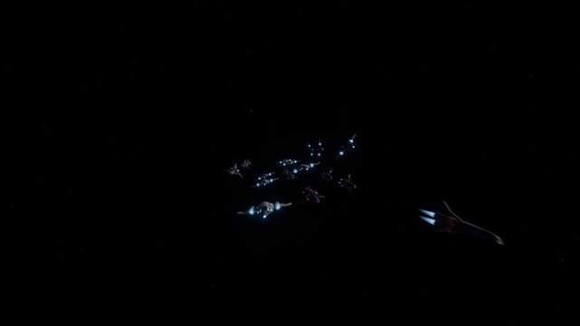 This is how I imagine the future and space travel. Spaceships with gigantic space stations.